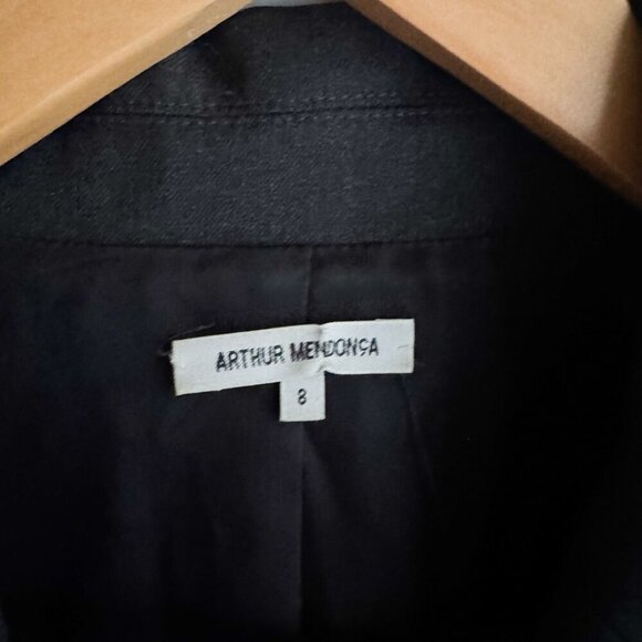 Arthur Mendonca Black Classic 2 Button Blazer 8 - Picture 3 of 8
